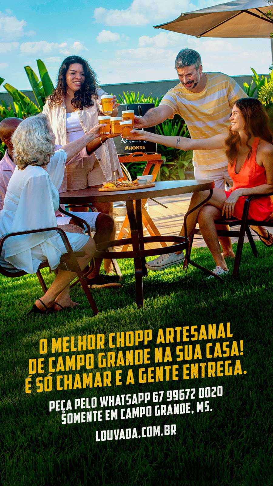 O melhor chopp artesanal de Campo Grande na sua casa.